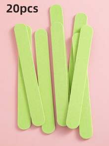 20/10/5/3Pcs Nail Files, Nail Files 180/180 Grit Double Sided Sandpaper For Natural Nails - Professional Nail Files, Bulk Washable Manicure Tools, Travel Size - Multicolor - View 22