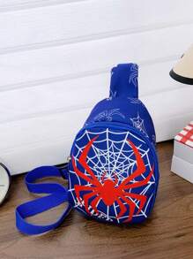Bolsa para niños y niñas, bolsa cruzada de monedas con diseño de dibujos animados, mochila pequeña casual al aire libre para el pecho, para lápiz labial, brochas, cuidado de la piel, teléfono móvil, monedas, artículos pequeños