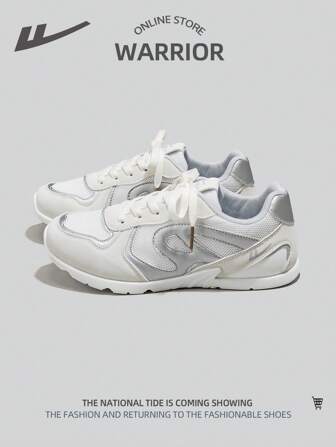 WARRIOR 1 双女式系带网眼休闲鞋，时尚百搭户外设计