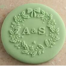 Customized Text Cake Decorations, DIY Cutting Molds, Frosting Cake Templates, Wedding Clay Fondant Embossing Tools, Name Cake Molds, Handmade Cookie Embossing Stamps - Black - View 53