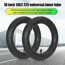 10*2.125 Inner Tube Compatible With Segway Ninebot F20 F25 F30 F40 Electric Scooter, Puncture Resistant Inflatable Tire Tube