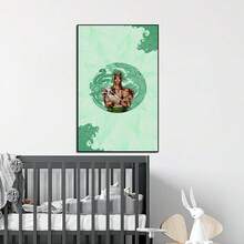 ONE PIECE 1/3/6 件套流行帆布墙面艺术海贼王 - ZORO、妮可罗宾、LAW、ACE、SHANKS 装饰卧室现代家居印刷图片艺术品海报（无框）