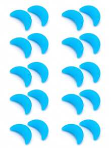 4/10 件星星和月亮硅胶防滑耳钩，眼镜配件装饰 - 月亮10對 - 查看 8