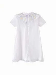 Balabala Girls' Dress Children's Cheongsam Dress 2025 Summer New