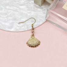 Conjunto de 16 piezas chapadas en oro KC de dijes con forma de conchas y estrellas de mar - Kit de fabricación de joyas DIY para aretes, pulseras, collares y llaveros