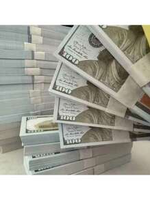 1 Pack Of 20pcs/50pcs/100pcs Prop Paper Money/Banknotes, Suitable For Games, Parties, Halloween, Christmas, Entertainment Decor, Props [Assorted Styles, Barcodes, Text, Colors And Packaging]