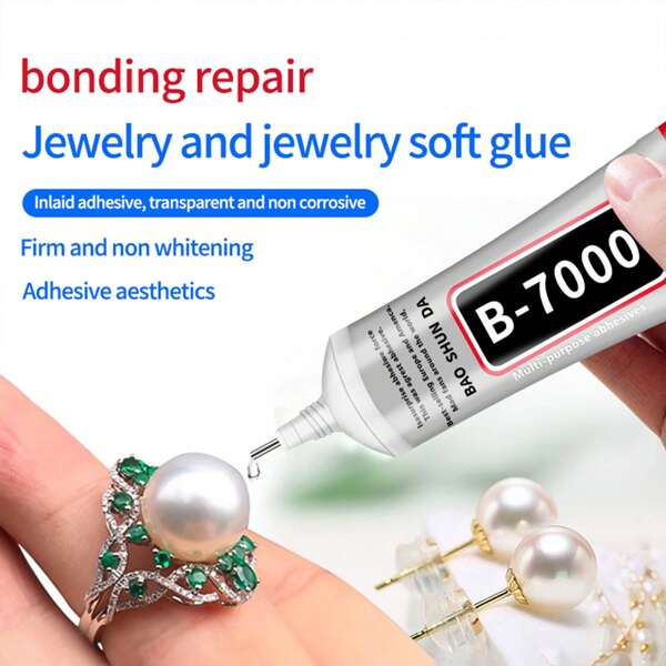 1 Stück 15ml/25ml Universal Super Bastlerkleber, transparenter Kleber für DIY Handy-Bildschirm Dekoration, Acryl-Strass-Schmuck, Perlen & andere Bastelarbeiten Schulanfang