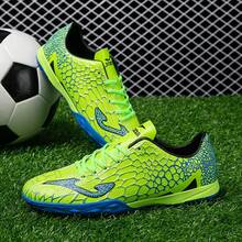 Men's Soccer Cleats Outdoor Sports Student Youth Professional Match Training Shoes Spike Shoes Examination Specialized Outdoor Competition TF Football Boots - A533 Green - View 3