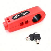 Motorcycle Handlebar Lock - Anti-Theft Security, Simple Structure, Compact Size, Easy To Carry And Install, Suitable For Off-Road Motorcycle Anti-Theft Lock
