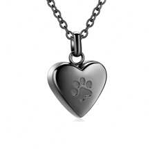 Small Heart Cremation Jewelry For Ashes Stainless Steel Memorial Urn Pendant Four-Color Heart Keepsake Jewelry For Women