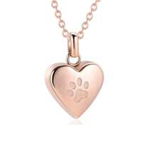 Small Heart Cremation Jewelry For Ashes Stainless Steel Memorial Urn Pendant Four-Color Heart Keepsake Jewelry For Women