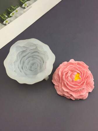 1pc Silicone Mold Mousse Jelly Pudding Green Turtle Mold, Heat Resistant , Traditional Chinese Style Peony Pattern