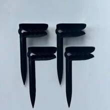 4pcs Heavy Duty Plastic Beach Towel & Blanket Clips - Strong Fixing On Sand, Water, Grass For Camping, Picnic, Pool Use