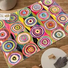 Le tapis de zone pèse jusqu'à 1000g/m², avec un design amélioré et épaissi beaucoup plus substantiel que les tapis ordinaires. Son matériau haut de gamme dégage de la sophistication et complète divers styles de décoration. Accessoires de tapis de salle, accessoires de salle de bain, retour à l'école