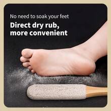 1/2pcs Professional Pedicure Rasp Tool, Foot Cleaner Pedicure, Foot File Pumice Stone, For Dead Skin Crack Heels, Beech Wood Foot File Rasp, Callus Remover, Foot Scrubber, Pedicure Tool, Professional Pedicure Supplies, Removes Dead Skin & Calluses, Foot Care Foot, Rasp Massage, For Men And Women.