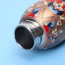 1 件新东方风格卡通保温水瓶，户外便携式带手柄和口袋，车载杯返回学校 - 彩色 - 查看 8