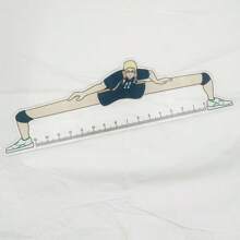 Sanrio 1pc Volleyball Juvenile Red Reed Beijing Governs Big Long Legs Sunward Xiangyang Ruler Animation Anime Solitary Claw Surrounding Sunward Xiangyang Big Long Legs Ruler New Volleyball Juvenile Big Long Legs Ruler Yuedao Firefly,Back To School
