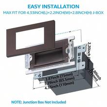 3Pack 5W Dimmable LED Step Lights Indoor Outdoor Stair Light - 如圖 - 查看 3