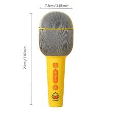 PANDA Wireless Karaoke Microphone & Bluetooth Speaker 2-In-1 | Bluetooth 5.0 Stable Connection + 5 Funny Voice Changing Effects | Built-In Professional Anti-Shock Chip + 360° Surround Sound | Long-Lasting Battery Life + TF Card Local Playback | Suitable For Outdoor Camping/Car Travel Karaoke, Home Parties, KTV Singing