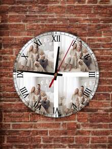 Personalized Custom Photo Wall Clock Unique Family Photo Wall Clock Custom Photo Wall Clock Personalized Photo Wall Clock Family Gift Living Room Wall Clock Custom Photo Wall Clock,Graphic Print