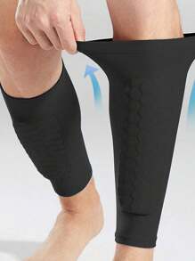 1 pièce, protection du mollet d'été 2025, chaussettes de soutien amortissant les chocs en nid d'abeille, protège-jambes, équipement de football, équipement de protection de football, protège-jambes de sport, port quotidien
