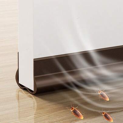 93cm PVC Flexible Door Bottom Sealing Strip Door Gap Soundproofing Wind And Dust Proof Weather Strip Under Door Draft Stopper Tape Wall Decor Room Decor Stickers