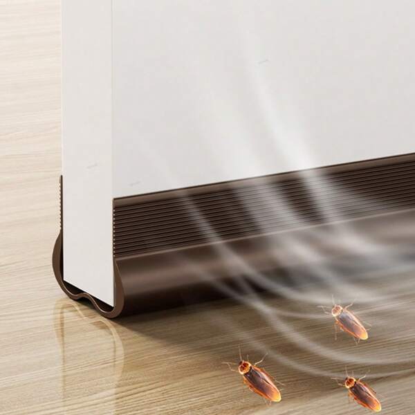 93cm PVC Flexible Door Bottom Sealing Strip Door Gap Soundproofing Wind And Dust Proof Weather Strip Under Door Draft Stopper Tape Wall Decor Room Decor Stickers