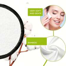 16Pcs Reusable Face Makeup Remover Pads Cleaning Face Wipes Cloth Washable Face Round Pads With Laundry Net Bag And Fashionable Metal Box Suit For Adults