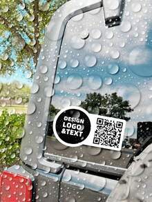 1-60pcs Customized Labels - Any Design Image & QR Code Personalized Stickers, PVC Stickers, Colorful Custom, Personalized, Unique Ideal Gift, Social Media Scan QR Code Design Image Logo Text, Suitable For Workers, Pets, Home, Office, Applicable For Halloween Decor, Autumn Decor, Christmas ,For Family - Multicolor - View 6