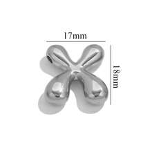 1pc Casual 304 Stainless Steel 18k Gold-Plated A-Z 26 Perforated Bubble Letter Pendant DIY Jewelry Pendant Accessories Suitable For Women's Daily Life Wear - Pendant - View 45