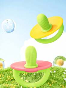 1pc/2pcs Pet Dog Pacifier, Cat Paw Pacifier Box, Cactus Teether, Pacifier, Boilable, Super Soft 3D, Pet Chew Toy, Cat Pacifier, Pet Toy Chew, Weaning Small Puppy Bite, Random Color - Multicolor - View 6