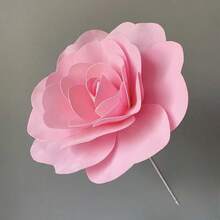 Flor artificial rosa de PE, flor de espuma, gran flor falsa, cabeza de flor europea para decoración de bodas, pared, ventana y fondo - Multicolor - Ver 18