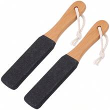 1/2pcs Professional Pedicure Rasp Tool, Foot Cleaner Pedicure, Foot File Pumice Stone, For Dead Skin Crack Heels, Beech Wood Foot File Rasp, Callus Remover, Foot Scrubber, Pedicure Tool, Professional Pedicure Supplies, Removes Dead Skin & Calluses, Foot Care Foot, Rasp Massage, For Men And Women.