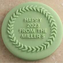 Customized Text Cake Decorations, DIY Cutting Molds, Frosting Cake Templates, Wedding Clay Fondant Embossing Tools, Name Cake Molds, Handmade Cookie Embossing Stamps - Black - View 33