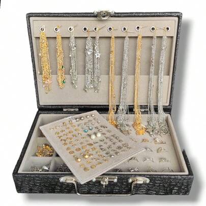 Kits com até 30 Peças Semi Joias Banhadas a Ouro 18k e Prata 925 Maior Variedade da Internet Feminino