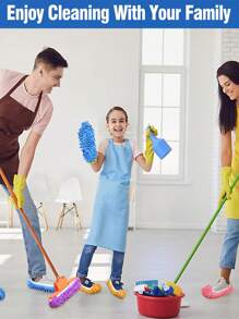 5pairs Of Mop Slippers, Used For Floor Cleaning, Washable Shoe Covers, Soft Ultra-Fine Fiber Dust Removal Mop, Mop Socks, Reusable, Suitable For Women, Men, Children, Removing Footprints And Hair, Cleaning Homes, Offices, Bathrooms, Kitchens.