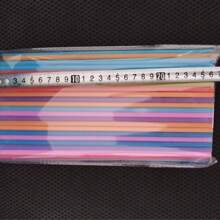 100 Stücke/Pack Einweg flexible, bunte Getränke/Bubble Tea Strohhalme, Bastelmaterial für Kinder