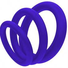 Penis Ring 3 Piecescircular Cock Ring Set With Multi-Color Options And Elastic 3-Size Design, Perfect For Couple's Passionate Date Nights To Enhance Intimate Experiences.
