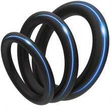 Penis Ring 3 Piecescircular Cock Ring Set With Multi-Color Options And Elastic 3-Size Design, Perfect For Couple's Passionate Date Nights To Enhance Intimate Experiences.