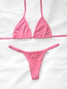 Women's Athens Suplex Curtain Bikini With Regulator - Bubblegum Pink - View 1