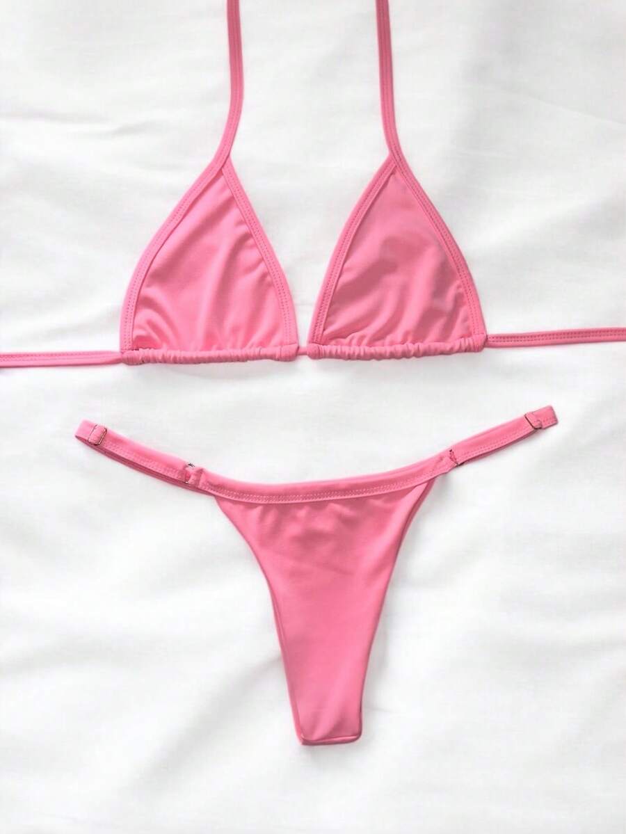 Women's Athens Suplex Curtain Bikini With Regulator - Bubblegum Pink - View 1