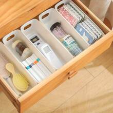 10-Pack Plastic Storage Boxes, Multi-Functional Underwear Sock Organizer, Home Kitchen Closet Organization, Durable Drawer Dividers For Clothes And Accessories(The Product Material Is Soft, And The Deformation Is Normal)