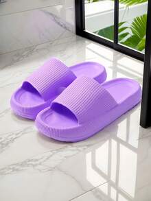 Men's Summer Casual Slippers, [Anti-Slip Bathroom Slippers], Minimalist Fashion Style, Soft & Comfortable Lightweight EVA Material, Quiet, Quick-Dry, Anti-Odor, Non-Slip For Beach/Bathroom - Multicolor - View 8