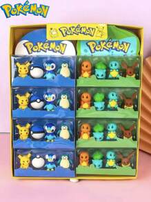 pokemon 4pcs Pokemon, Eraser Ornaments Set, Birthday Gift Toys, Handmade Set, Is An Ideal Gift For Enjoyment, Parties And Collectors, Suitable For Birthday Party Decoration. Features: Can Be Used As An Ideal Gift Cartoon, A Must-Have In Summer, Suitable For Summer Parties, Birthday Parties, Christmas, Halloween, Thanksgiving Parties To Give Or Use