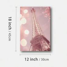 1 Pc, Framed Canvas Wall Art. Eiffel Tower, Romantic Paris, Dreamy Light And Shadow, Art Print Canvas Poster. Ideal Gift For Bedroom, Living Room, Hallway, Kitchen, Bathroom, Cafe, Office, Bar Dormitory Wall Decoration. - Multicolor - View 10