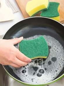 10pcs Kitchen Cleaning Sponges, Non-Scratch For Dish,Scrub Sponges,Kitchen,Bathroom,Home,Household Suppliers/Kitchen Accessories/Kitchen/Bathroom/Kitchen Decor
