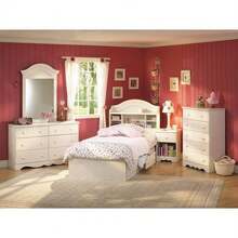 South Shore Summer Breeze Mate S Twin Bed With Storage White - White Wash as pic - View 8