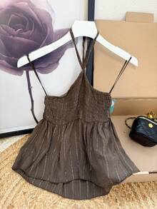 Women Tops - Brown - View 1