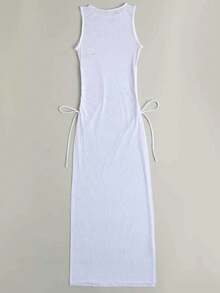 Bañador Bikini Triángulo Halter Con Cover Up 3 piezas,Conjunto De Bikini Halter Con Micro Triángulo De Malla De 3 Paquetes De Summer Beach - Blanco - Ver 5