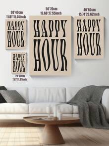 1 pieza Póster de arte de pared con alcohol, impresión en lienzo, arte de pared con brindis, impresiones de bebidas, impresiones de bar, decoración de pared de bar carrito, póster de hora feliz, decoración minimalista para sala de estar, dormitorio, cocina, bar, sin marco